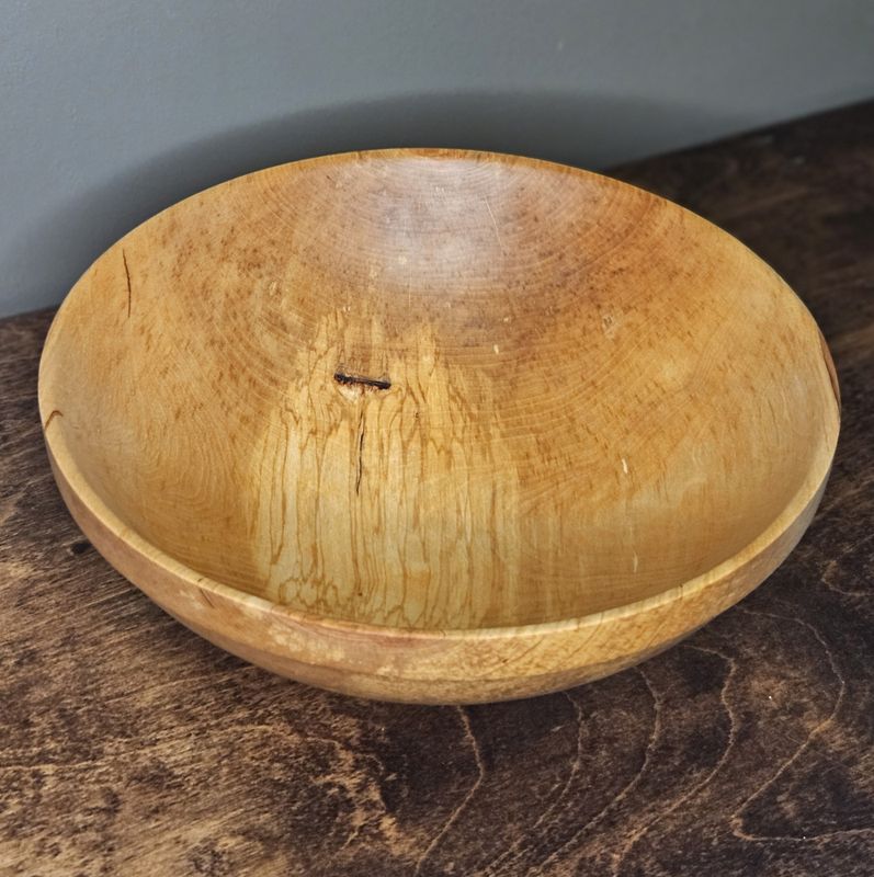 Skål/bolle av bjørk ~30x15cm